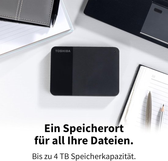 RFWR® Externe harde schijf 2000 GB zwart van Merkloos — afbeelding 3