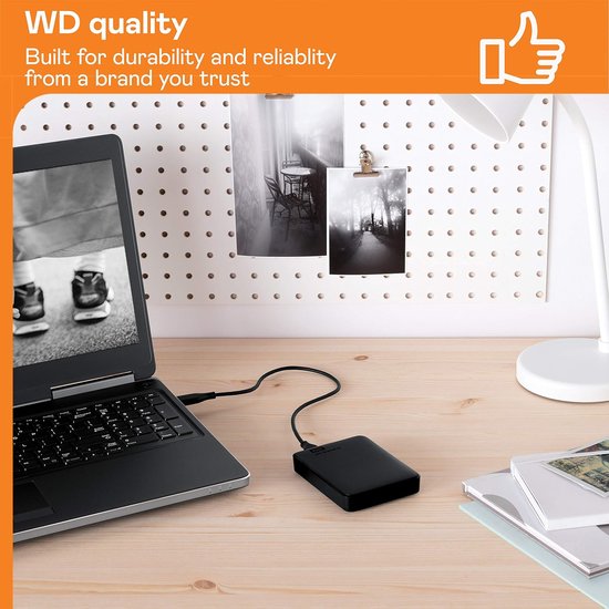 RFWR® 5 TB Portable External Hard Drive - USB 3.0 & USB 2.0 Compatible, Plug & Play, Durable Design van Merkloos — afbeelding 5