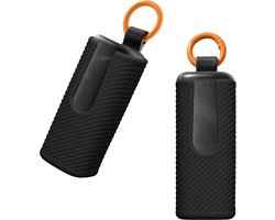 kwmobile Hoes geschikt voor Skullcandy Dime Evo - Siliconen cover voor oordopjes in zwart