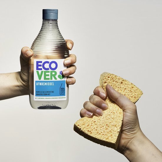 Ecover Afwasmiddel - Grootverpakking 5 L - Plantaardig & Biologisch afbreekbaar - Fles van gerecycled plastic - Kamille & Clementine geur