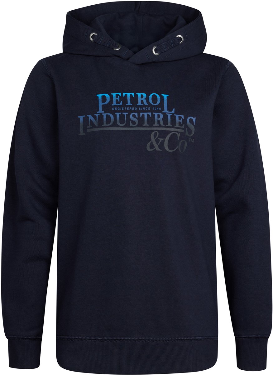 Petrol Industries - Jongens Artwork hoodie Wenatchee - Blauw - Maat 152