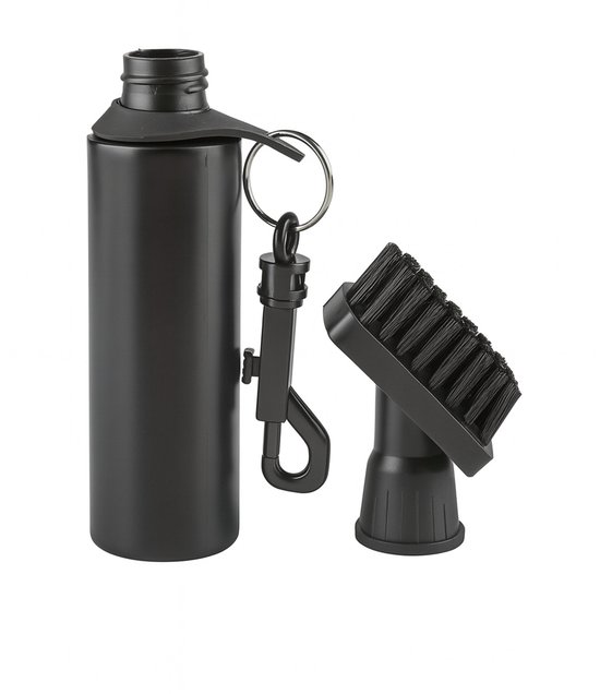 FSW-Products - Golfclub Borstel met Fles & Karabijnhaak - Golf Reinigingsborstel - Golf Accessoires - Zwart - Schoonmaakborstel voor Golfclubs en Groeven van Merkloos — afbeelding 2