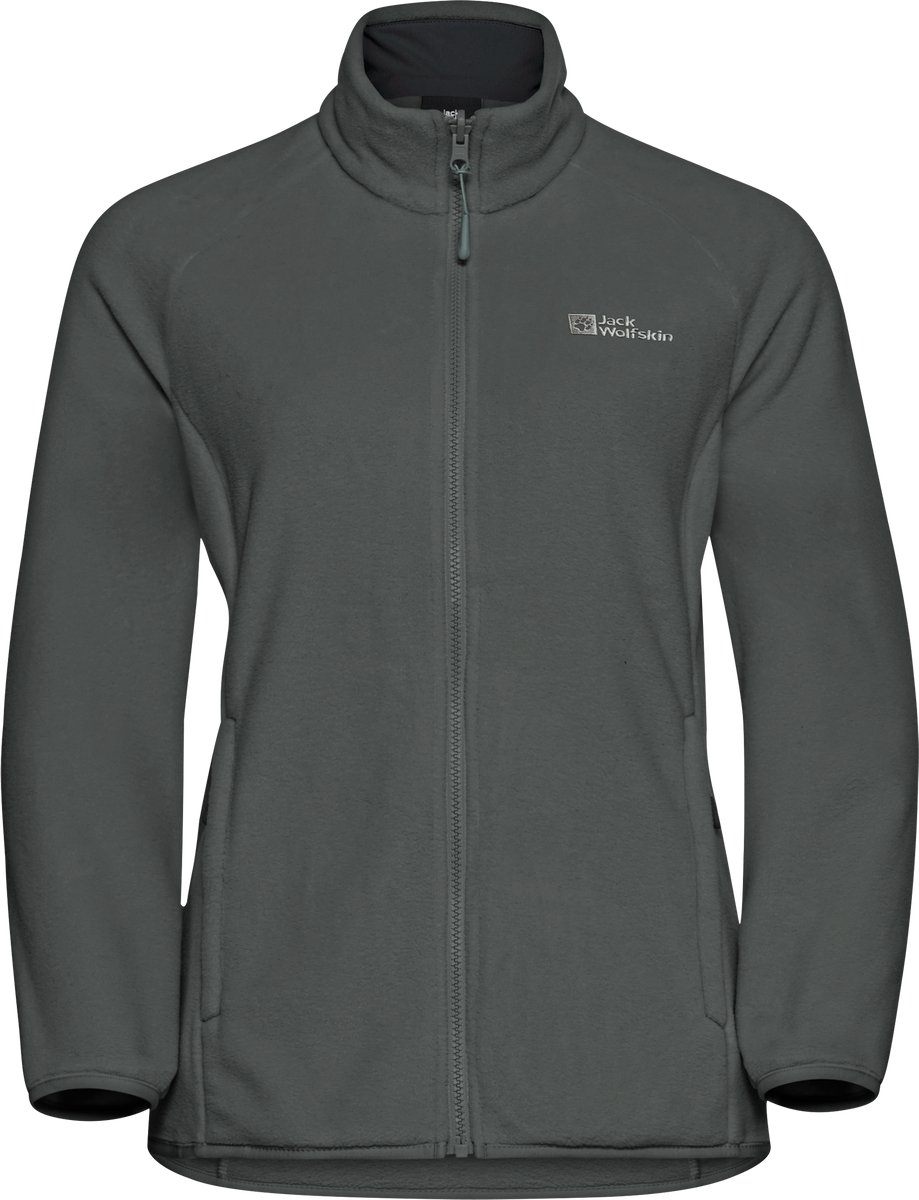 Jack Wolfskin MOONRISE FZ W Dames Outdoorjas - slate green