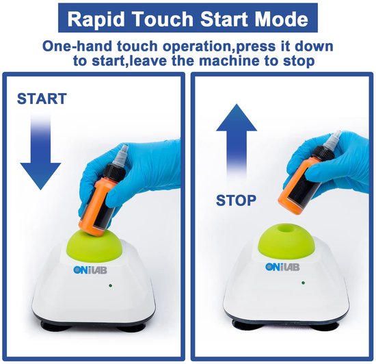 RFWR® Mini Vortex Mixer voor Laboratorium en Creatief Gebruik - Stabiele Mixer voor Nagellak, Wimperlijm, en Acrylverf van RFWR — afbeelding 5