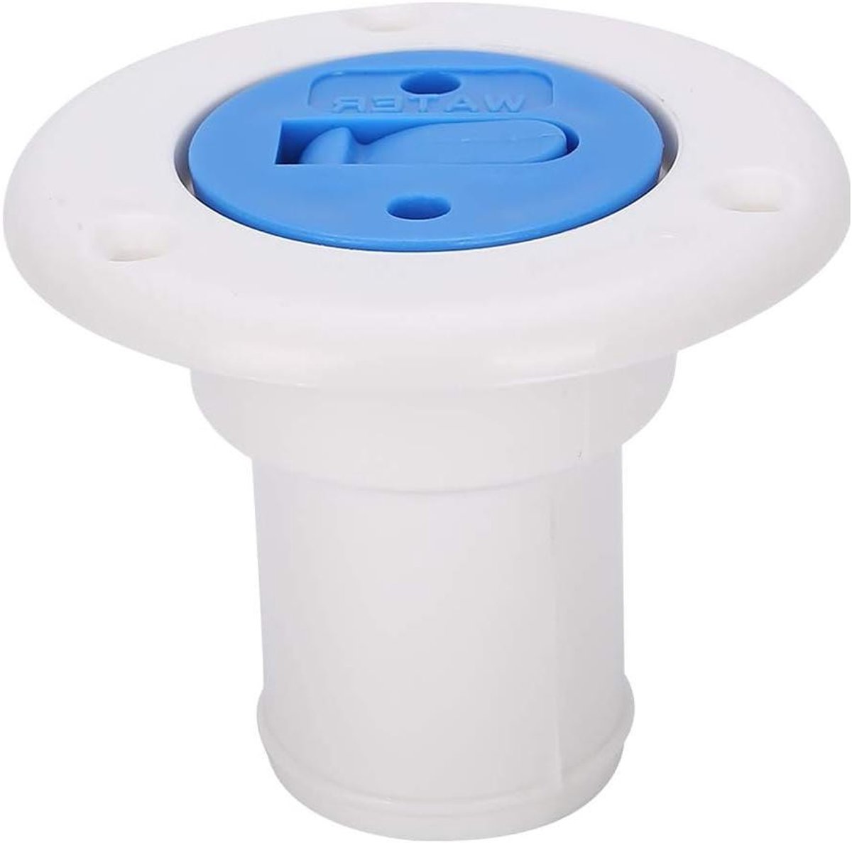 Allecto Plus - Water vuldop Nylon dek Water vuldop Vul tank flens Water vulventiel Inlaat dek Water vuller voor 1/2 Inch slang Marine Boot RV Jacht accessoire