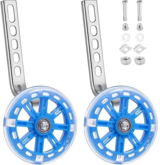 Zijwieltjes 12-20 Inch voor Kinderfiets – LED lichtjes