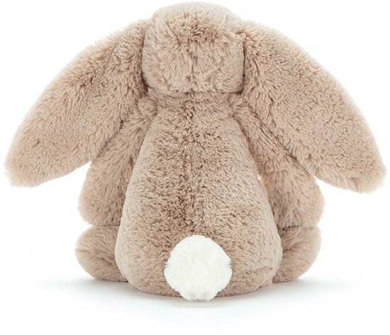 Jellycat Knuffels - Bashful Beige Bunny - Beige - Konijn - Knuffel - 31 cm - Voor alle leeftijden van Jellycat — afbeelding 3