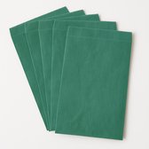Sacs cadeaux professionnels - 50 pièces - 11x17 cm - Sacs en papier - Papier kraft Blauw vert (Petrol) - Sacs cadeaux / Sacs cadeaux