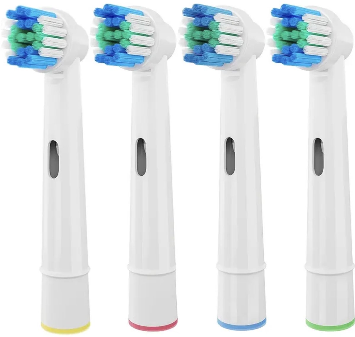 Vervangende Opzetborstels voor Oral-B – 4 stuks – Zachte Borstels – Compatibel met gangbare Oral-B modellen