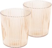 Paveau Bells Ribbed Waterglazen - 2 Stuks - Duurzaam Borosilicaatglas