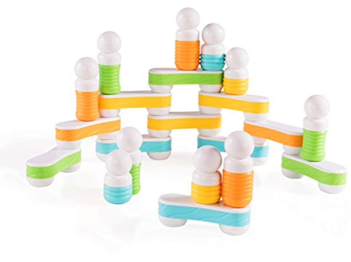 Guidecraft constructiespeelgoed Grippies Links - educatief magnetisch speelgoed.