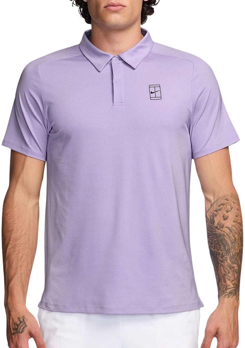 Nike Court Advantage Polo Heren Paars