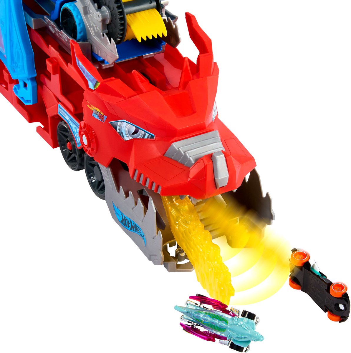 Hot Wheels Ultieme Dubbele Draak Transportvoertuig - 2 speelgoedauto's — cadeau in Spellen & Speelgoed - foto 4