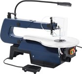 vidaXL - Figuurzaagmachine - elektrisch - met - voetpedaal - en - LED-lampje - 125 - W