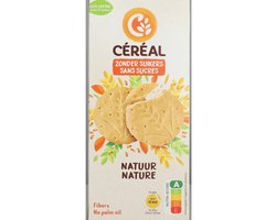 foto van Céréal Zandkoekjes Natuur Suikervrij - 3 x 132 gr - Voordeelverpakking