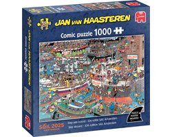 Jan van Haasteren - Stap aan boord - 10e editie SAIL Amsterdam - 1000 stukjes puzzel - Legpuzzel volwassenen - Sail 2025