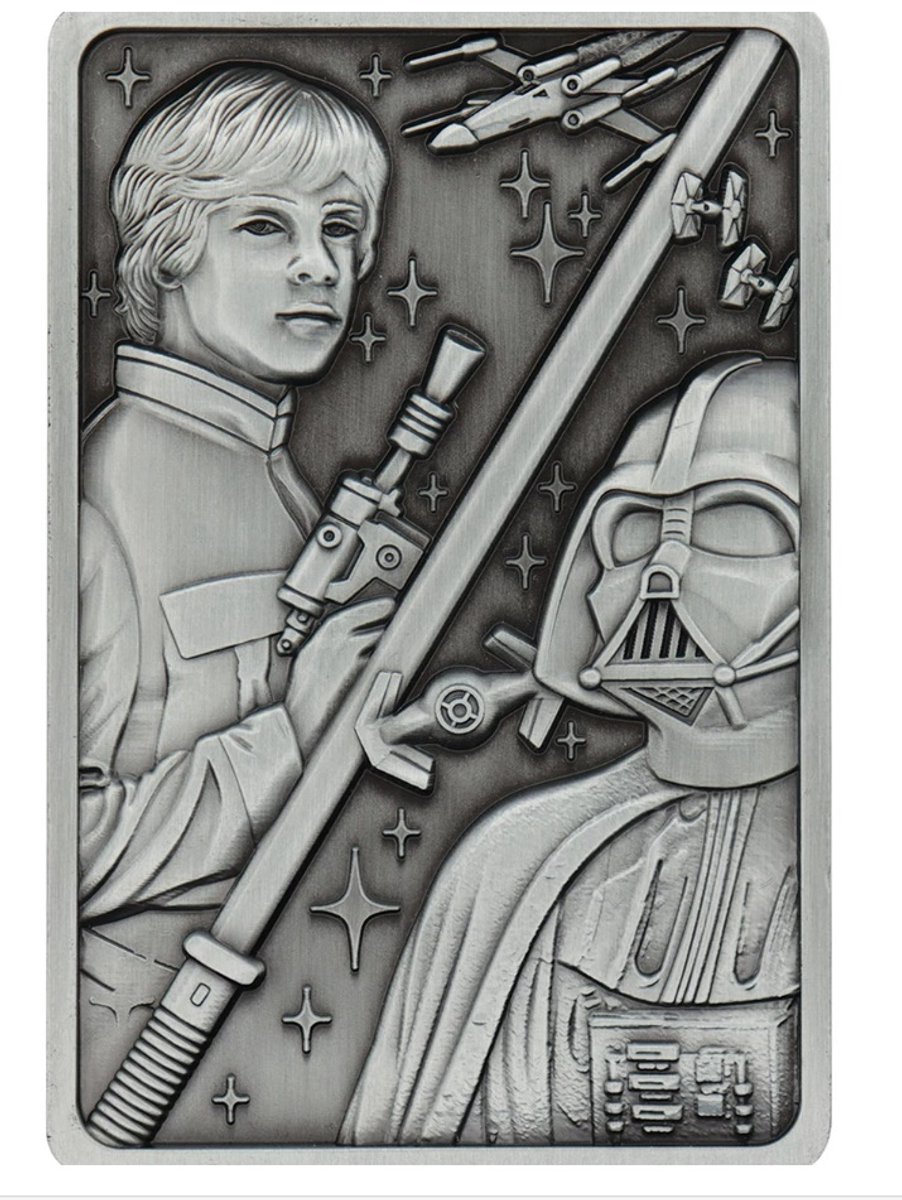 FaNaTtik Star Wars Ingot Luke and Vader Limited Edition Coins