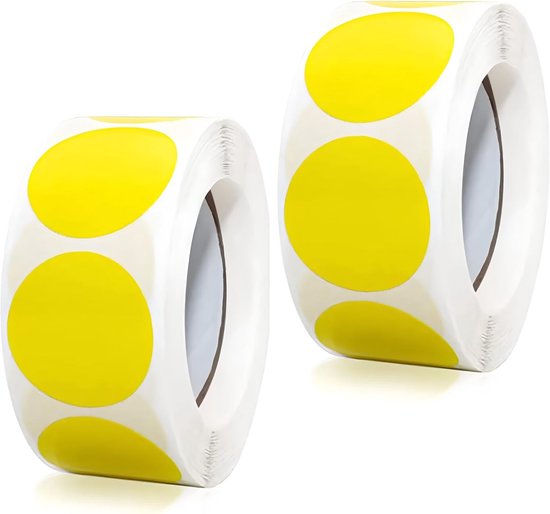8000 Stuks - 20mm Ronde Stickers Gekleurde Stippenstickers Puntstickers Zelfklevende Etiketten - Roze