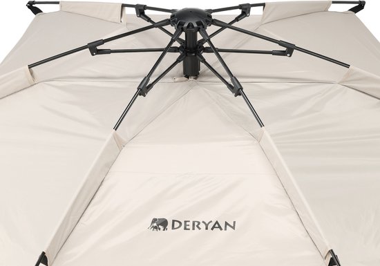 Deryan Up To Go Pop Up Strandtent - Anti-UV 50+ - Compact - Zilver van Deryan — afbeelding 3