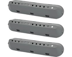 Multaparts® trommelrib set van 3 stuks geschikt voor Ariston / Indesit / Whirlpool | Alternatief voor C00064789, C00268109, C00533119, C00799111, 482000023096