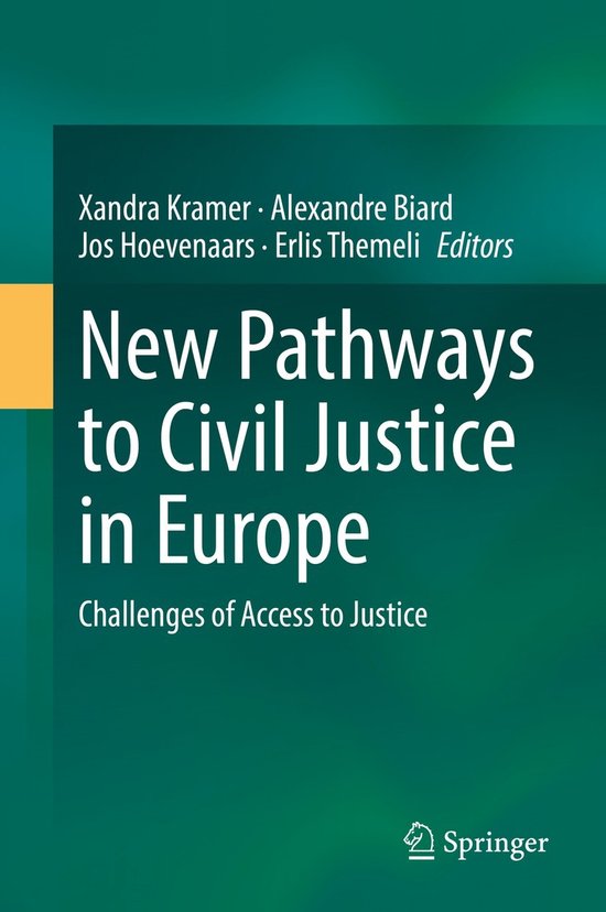 New Pathways to Civil Justice in Europe - cover
