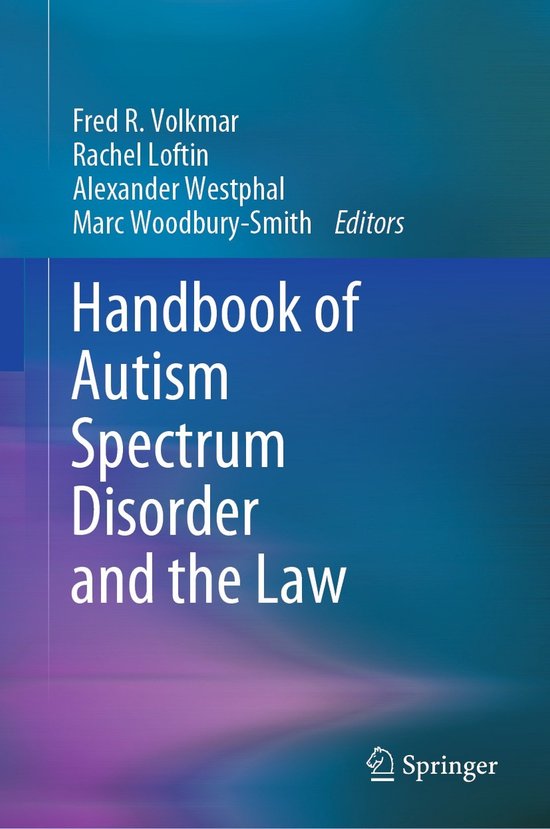 Handbook of Autism Spectrum Disorder and the Law - cover
