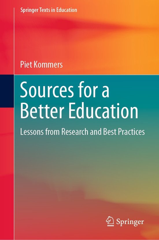 Springer Texts in Education- Sources for a Better Education - cover