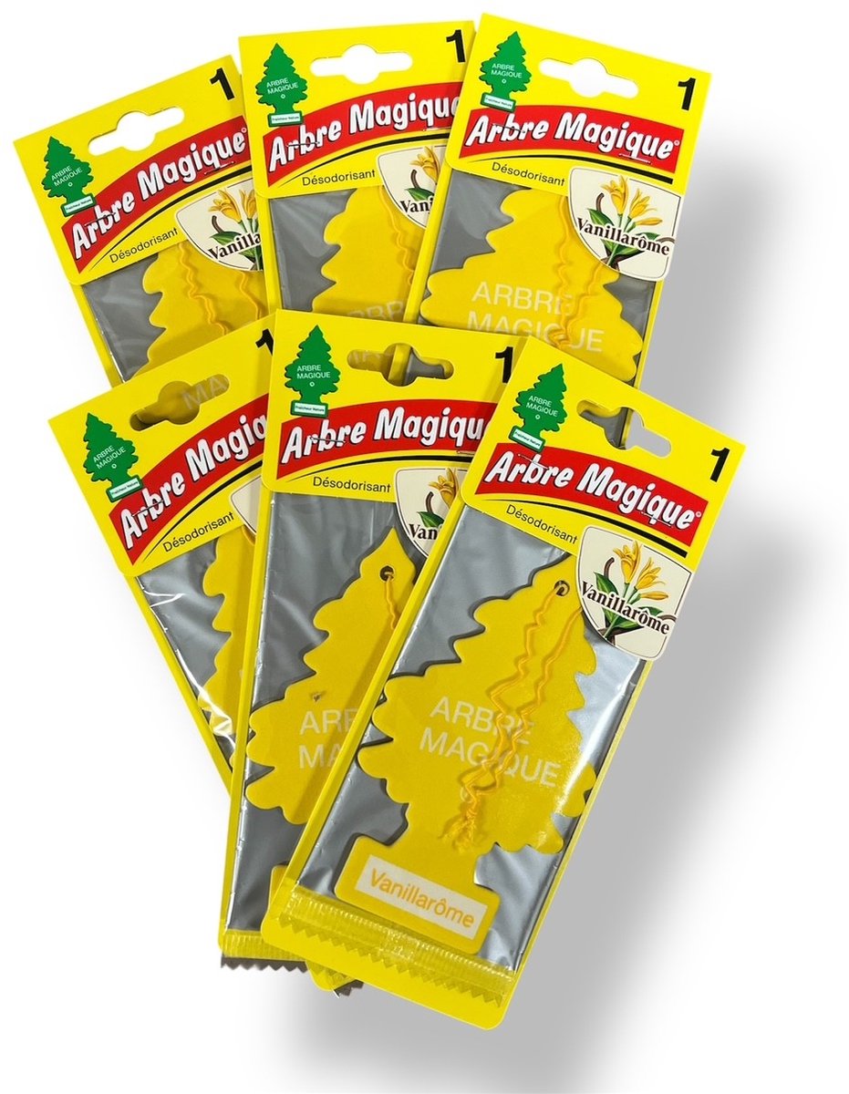 Arbre Magique luchtverfrisser 6x VanilleRome