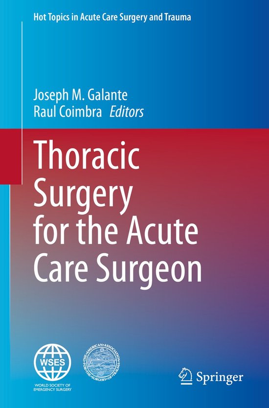Thoracic Surgery for the Acute Care Surgeon - cover