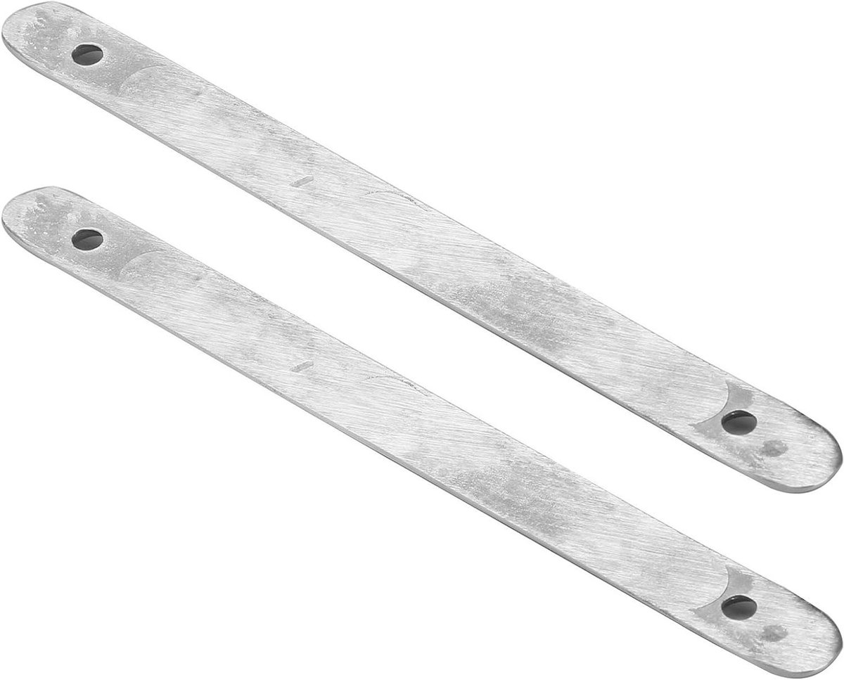 Allecto Plus - 2-delige set 59 inch Rub Strake Mooring Lines ter bescherming van boot en jacht - van roestvrij staal 316.
