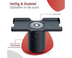 Caliber Telefoonhouder met opladerfunctie - Draadloze standaard - Werkt met PowerSnap Accu Platform (CPS-CS)