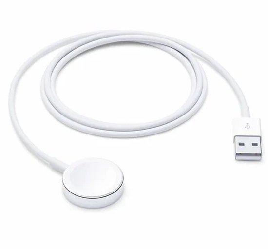 Bandje geschikt voor Geschikt voor Apple Watch bandje siliconen bandje met patroon (zwart) - Voor modellen: 38/40/41mm Incl. Oplader geschikt voor Geschikt voor Apple Watch 1/2/3/4/5/6/7/8/9/Ultra - Oplaadkabel - Kabel