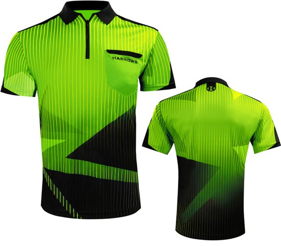 Foto: Harrows shard green dart shirt l
