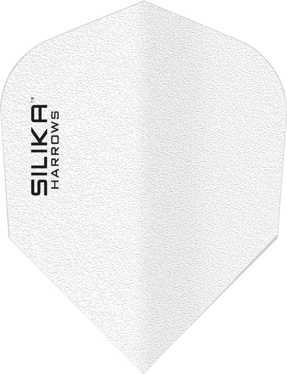 Harrows Silika Solid White NO6 Tough Crystalline Coated - Dart Flights