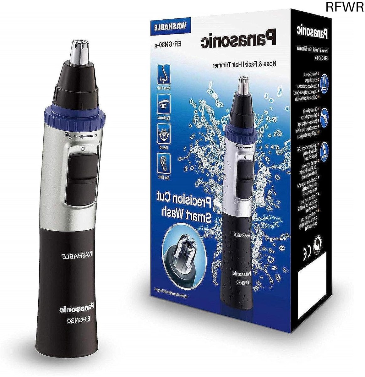 RFWR® Trimmer voor neus- en gezichtshaar - Hypoallergeen, Draadloos en Compact