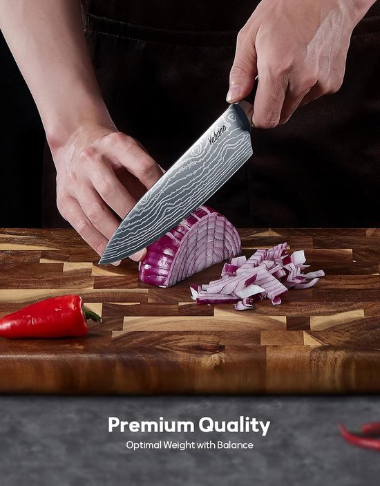 Messenblok Met Messen Houten Messenblok Set FOHERE Keukenmes, 14-delig, Messenblok Met Geïntegreerde Slijper, Keukenmessenset Van Roestvrij Staal, Zwart Blok Van Hout Knife Set Messenset Japans