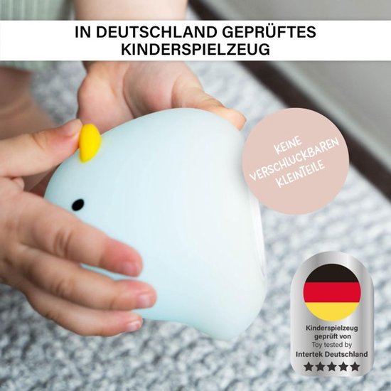 MegaLight Nachtlamp oplaadbaar swimmy duck 7,3 cm van Merkloos — afbeelding 3