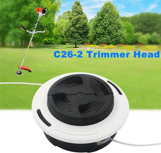 Geschikt voor Toepasbaar STIHL FS 55 / 56 / 70 / 94 / 91 / 111 / 131 / 240 M10 x 1.0 Vervanging c26 - 2 LINKER Draadkop - Ster van Merkloos	 — afbeelding 4