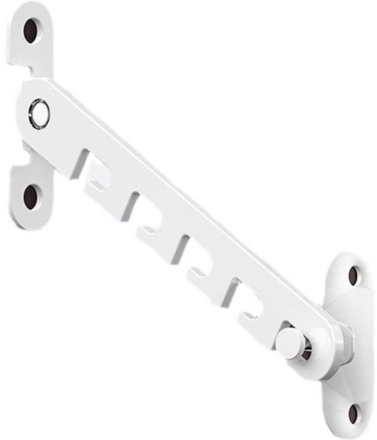 Madampaola - raamuitzetter - windhaak – Voor Kiepraam & Klapraam – 16 cm – Raamvastzetter - Wit