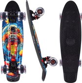 Suotu Skateboard - Skateboard Jongens – Wielen met LED-verlichting - Tot 50 kg - Skateboard Meisjes – Skateboard Volwassenen - Zwart
