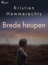 Boekomslag van 'Brede heupen' van Kristien Hemmerechts, met een vrouw op de voorgrond.