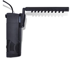 vidaXL - Aquariumfilterpomp - met - actief - koolstof - 300 - L/u