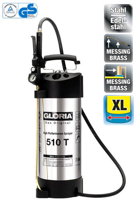 Gloria Haus und Garten 000512.0000 510 T Profiline Drukspuit 10 l van Gloria — afbeelding 4