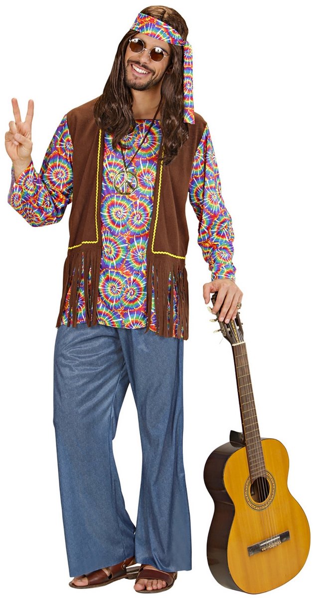 Hippie kostuum Flower Power heren