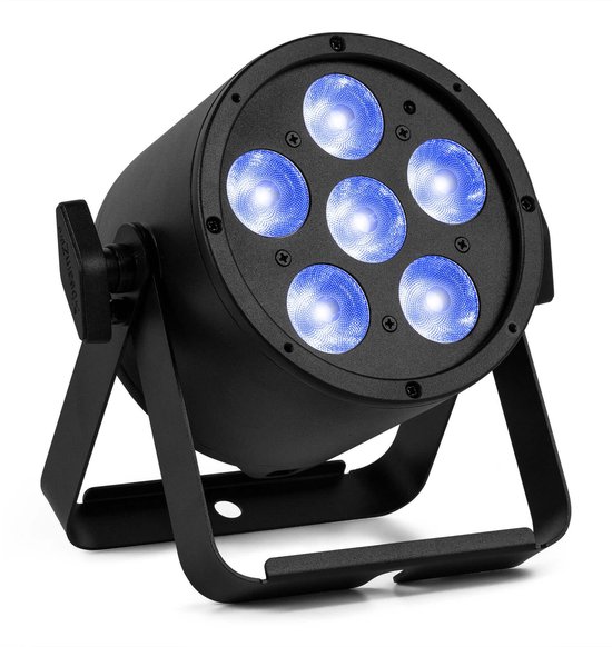 BeamZ Professional BAC324 LED PAR - Pro Par avec LED RGBWA-UV - 6 x 10 W