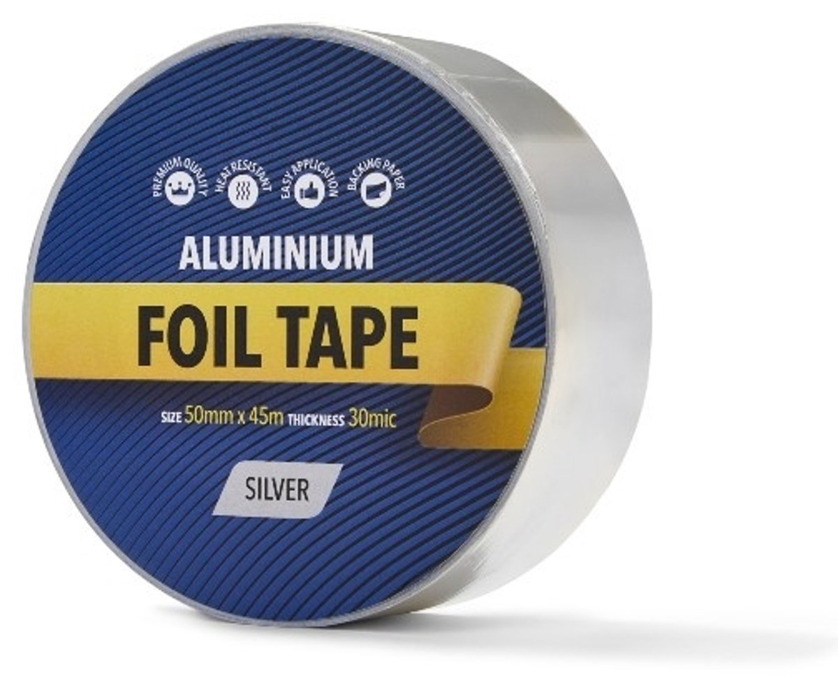 YellowBand Aluminium Tape 100mm x 45m