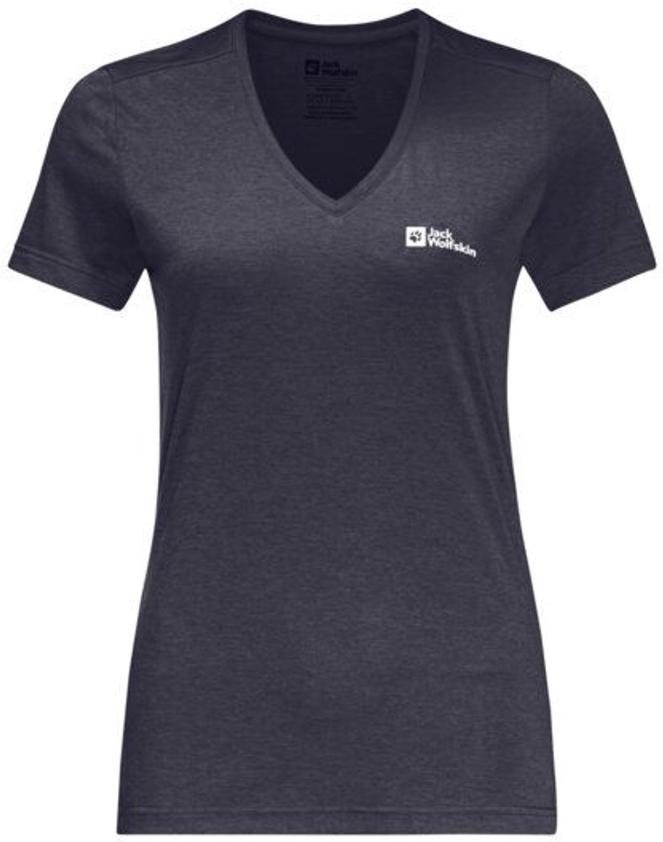Jack Wolfskin Crosstrail T Women – Outdoor Kleding Fleeces en Truien T-Shirt Grijs