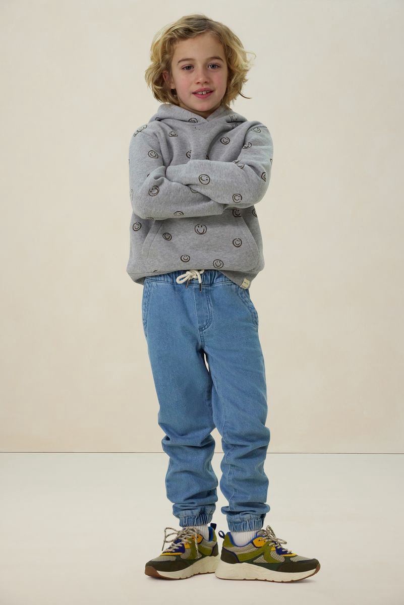Sissy-Boy - Lichtblauwe denim pull on broek met aantrekkoorden