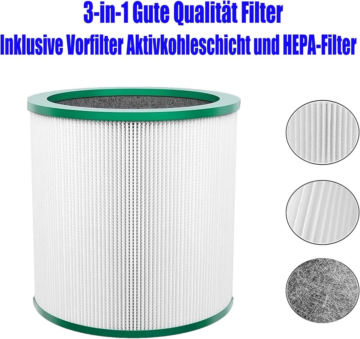 HEPA Filter Geschikt Voor Dyson Pure Cool Link Tower (TP00 TP01 TP02 TP03 AM11 BP01) Cool ME Luchtreiniger Ventilator Luchtfilter - Geschikt Voor Pure Cool Link Tower Purifier Me Fan - HEPA-filter — afbeelding 2