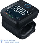 Bol.com Beurer BC 54 Bloeddrukmeter pols - Inflation Technology: meet al tijdens oppompen - Bluetooth® - HealthManager Pro app -... aanbieding